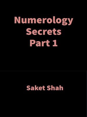 cover image of Numerology Secrets Part 1